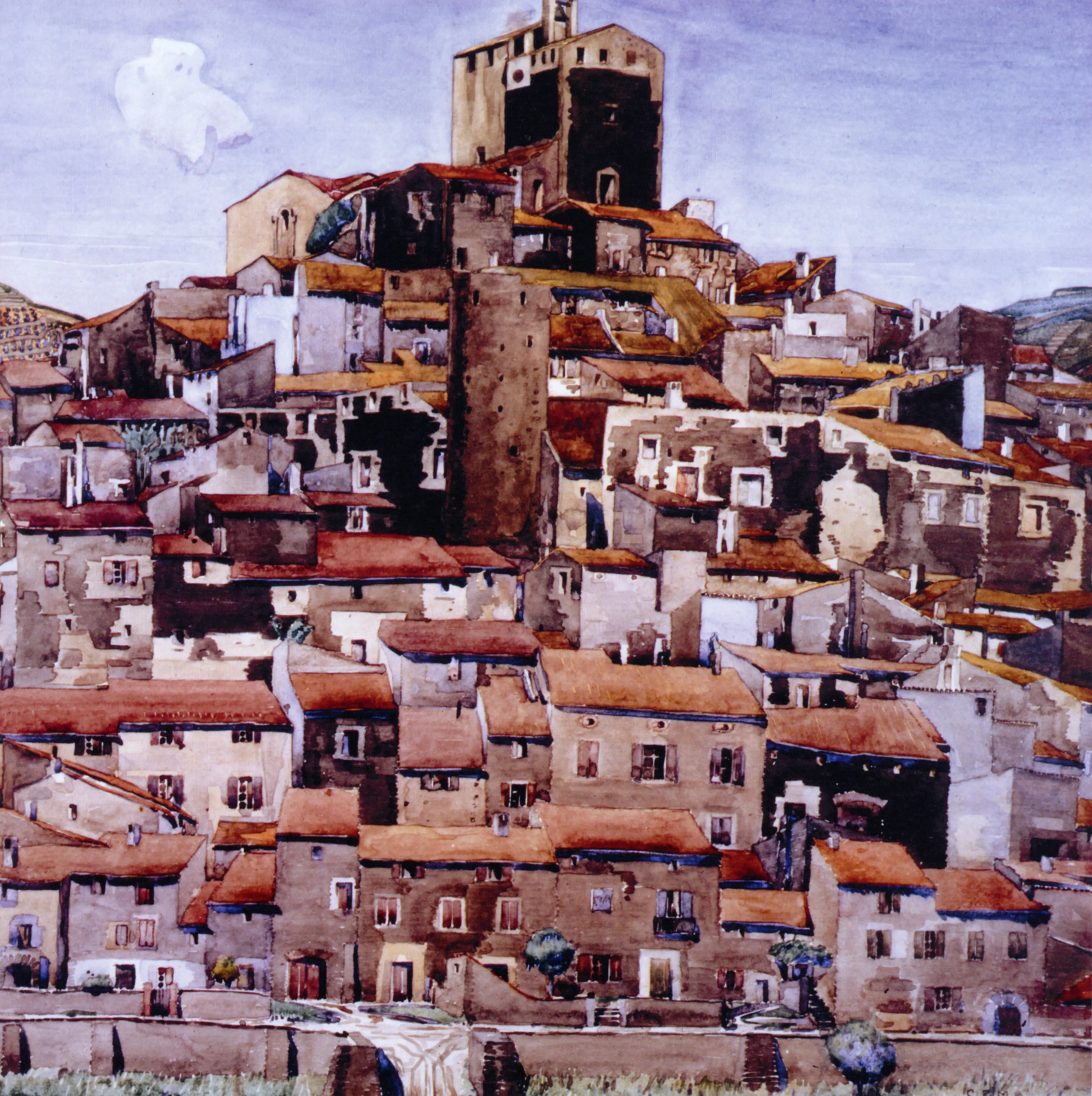 Bouleternere, 2023 — Watercolour and gouache on paper