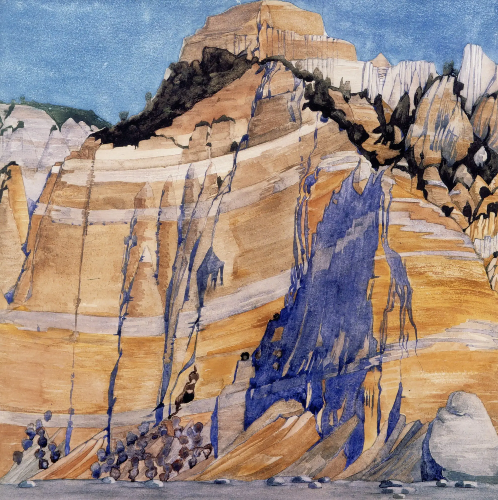 Here de Mallet Ille sur Tet, 2023, Watercolour on paper