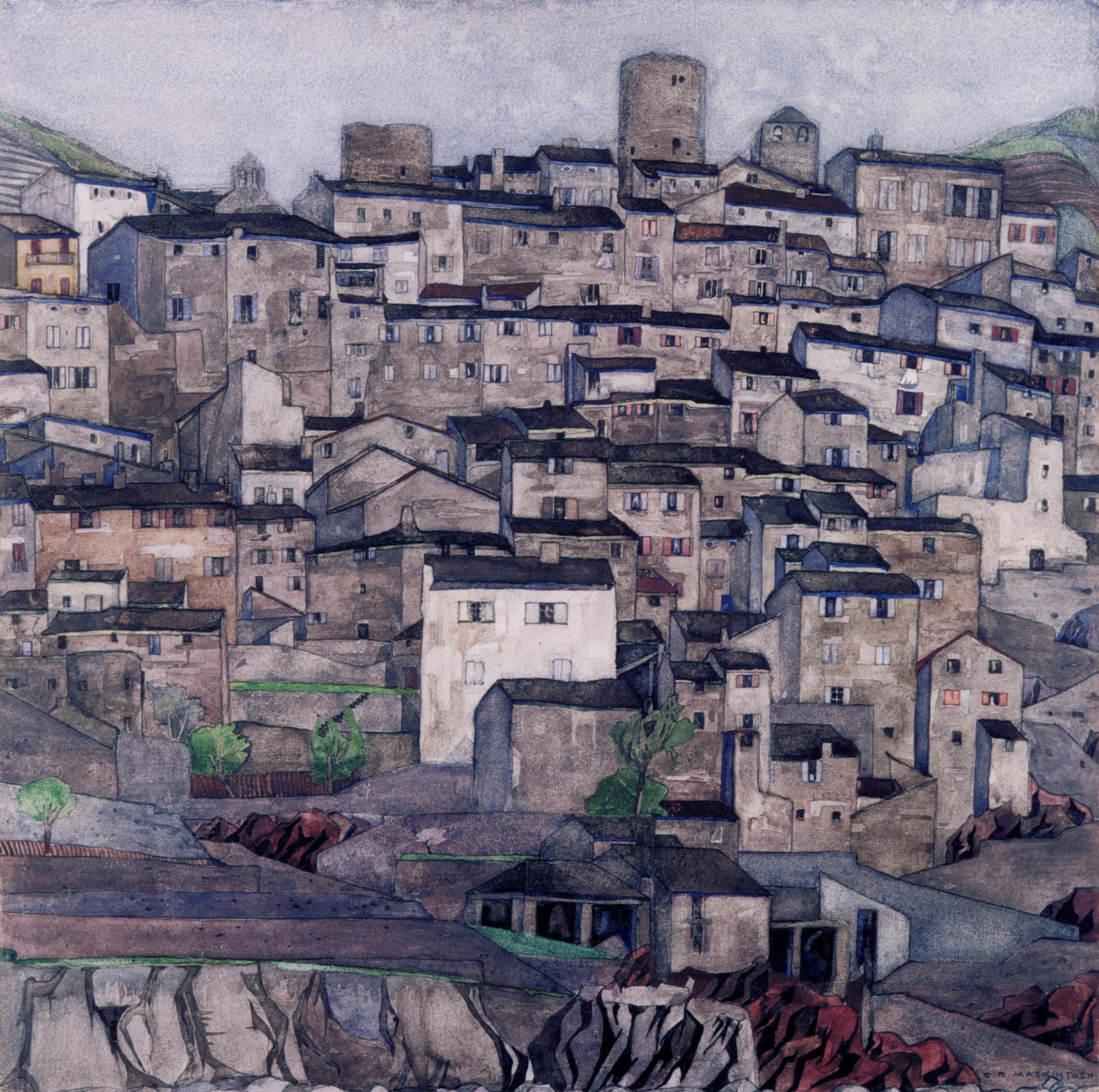 Palalda Pyrenees Orientales, 2023 — Watercolour on paper