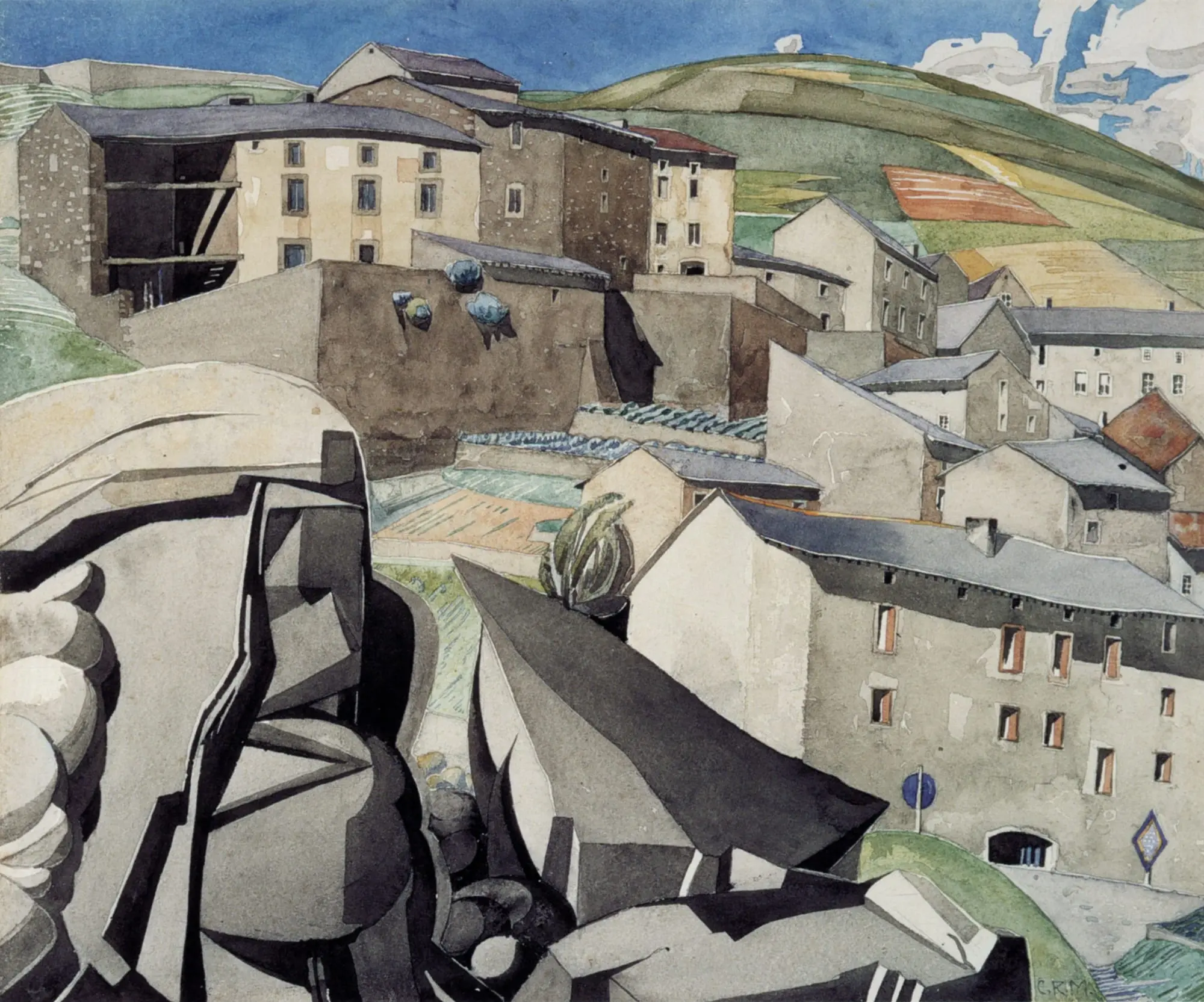 The Boulders, 2023, Watercolour on paper
